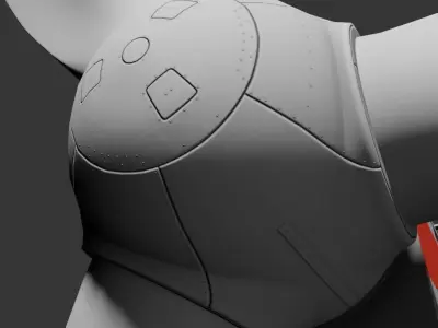 Windturbine H114m - H119m - H138m Low-poly 3D model