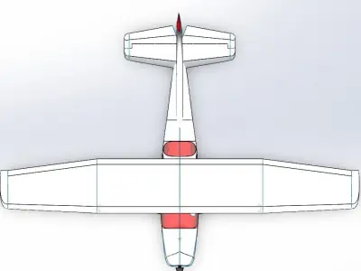 Cessna airplane 3D model