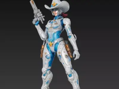 Galaxy Rangers Cowgirl Free 3D print model
