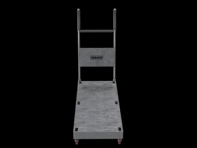 Freight roughneck steel Low-poly 3D model