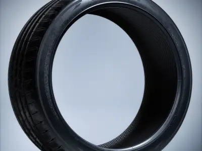 Bridgestone Potenza S007 Low-poly 3D model