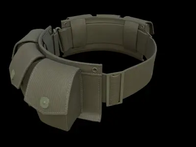Belt Pouch 01 3D model