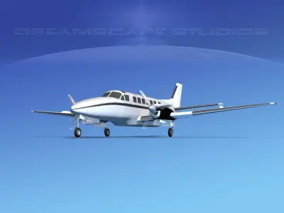 Beechcraft B99 AirPAC 3D model