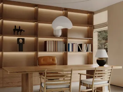 office interior 3D model 5