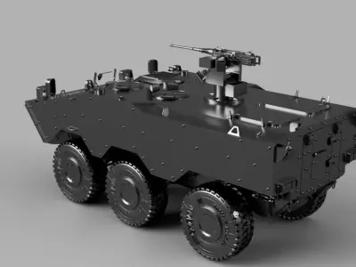 VBTP - GUARANI 6x6 Tower REMAX 3D print model