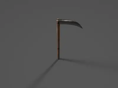 Death Scythe Low-poly 3D model