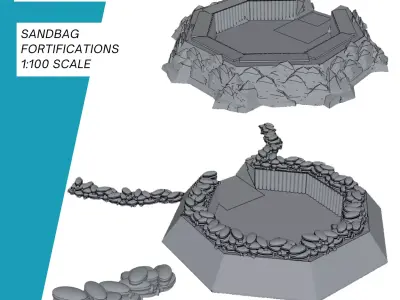 Sandsack Stellung 3D print model