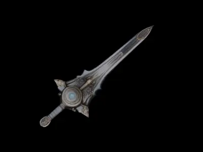 Celestial Sigil Sword 3D model