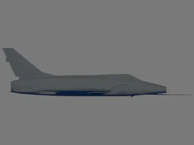 F-100D Super Sabre 3D model