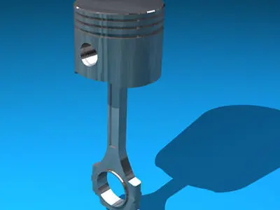 Piston 3D model get