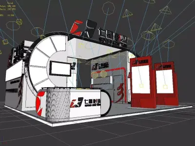 Exhibition - Area - 8X9-3DMAX2009-018 3D model