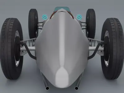 Mecedes Benz W25 3D model