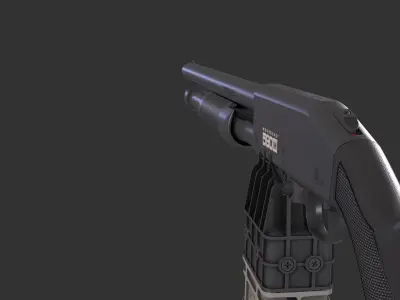Mossberg 590M Low-poly 3D model