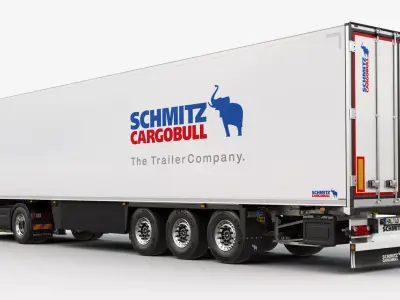 Renault Magnum Legend With Semitrailer 2 3D model