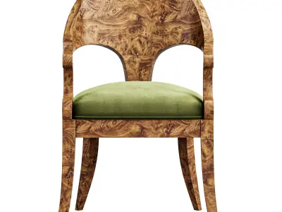 REGENCY BURL CHAIR by Bakerfurniture 3D model