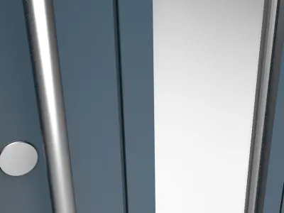 commercial entrance door 3D model