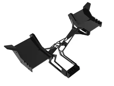 big spoiler rear flooot 3D model