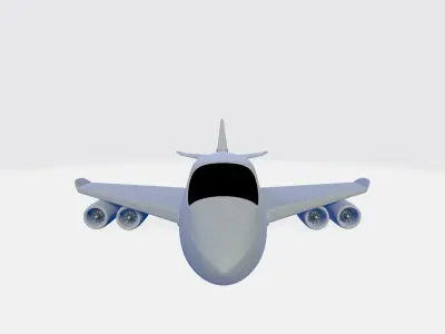 Plane for tourist 3D model