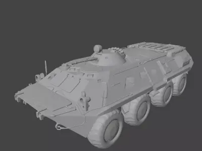 BTR-80 3D model