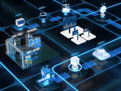 Smart Energy Digital Twin Scene Free 3D model