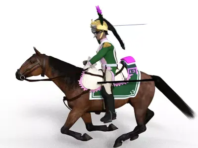 Napoleons 13th Dragoons 3D model