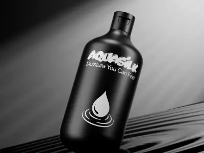 3D Product Bottle Model Free 3D model