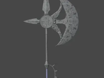 Escanor Divine Axe Rita Free 3D model
