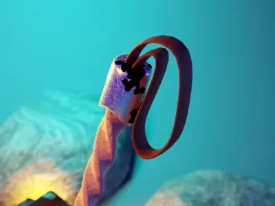 Hammer Low-poly 3D model 8