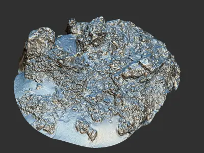 Lava Rocky Beach Pack 3 3D model