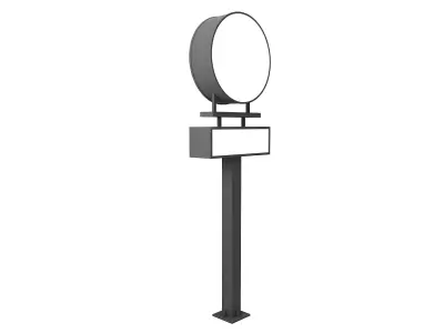 Street Billboard 3D model get