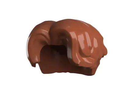 Custom3Dprint Minifigure Accessory - Minifigure Hair S2 - 130 3D print model
