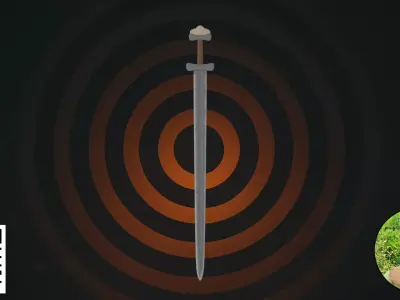 Viking Nordic Battle-Ready Arsenal  3D model