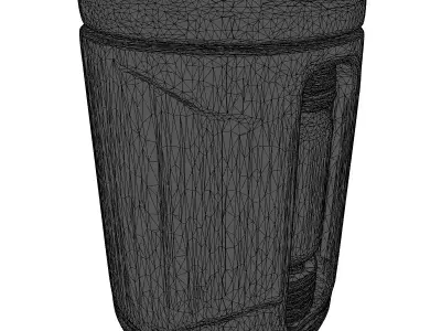 Futuristic Green Energy Cell 3D model