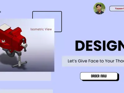 Clamp bench Mini Vise Free 3D model