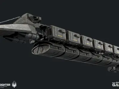 Battlestar Galactica - Perseus Freighter 3D model