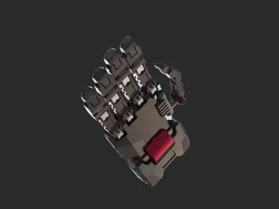 hand robotic scifi part vol4 3D model