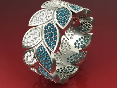 Ring Antique and stylish Laurel Wreath  3D print model