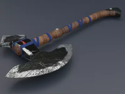 Axe stylized  3D model