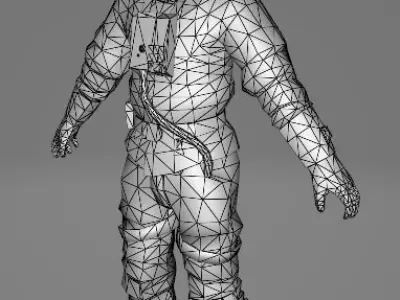 STAR WARS Rebel Pilot - Low Poly Game - Battlefield - FBX MODEL Low-poly 3D model