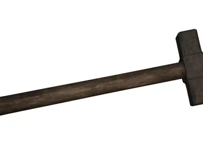 KGF AXE Free low-poly 3D model