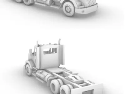 kenworth t 800 lista para impresion escala  3D print model