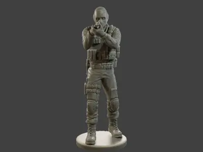 CzechSlovak Police Tactical Unit CPTU2 003 3D print model