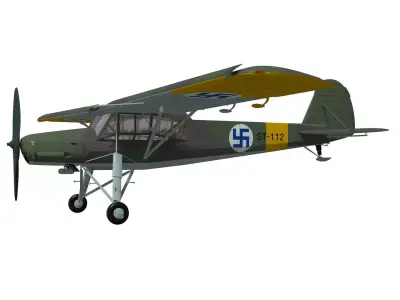 fieseler fi 156 storch C-3 3D model buy