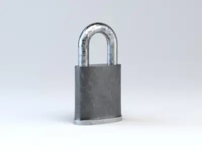 Padlock - 3D Asset 3D model