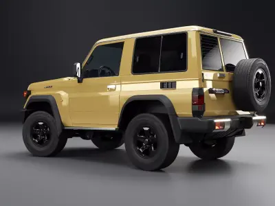 Toyota Land Cruiser GDJ71 2026 - Short Wheelbase PBR 3D model