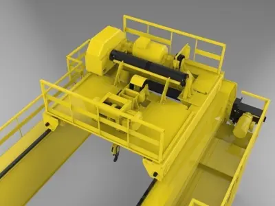Crane 50-5t 3D model