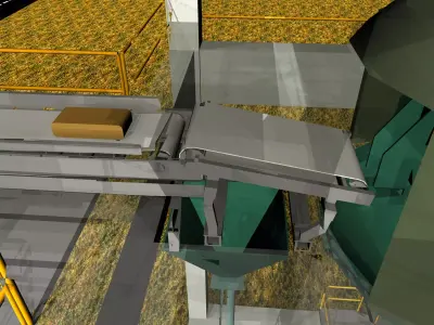Cement Packing Plant Free 3D model