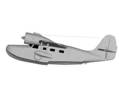 Grumman G-21 Goose 3D model purchase