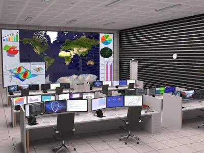 Control Room Collection 3D model
