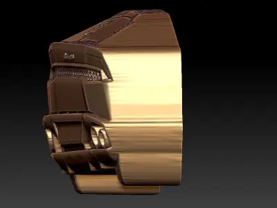 Lamborghini Car Relief  3D print model